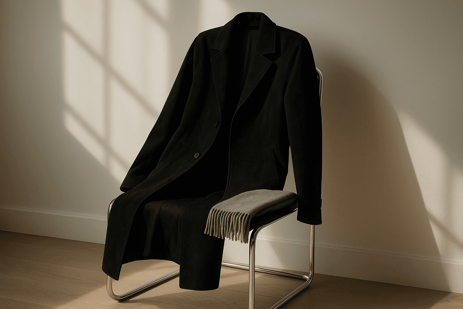 Comment porter un manteau en daim noir : le guide du minimaliste moderne