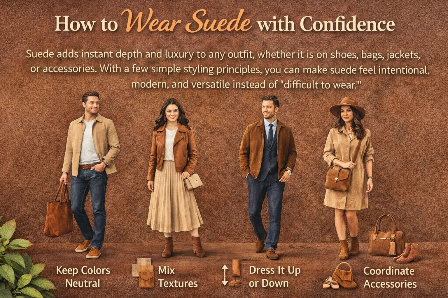 How to Style an Olive Suede Coat for Modern Everyday Elegance