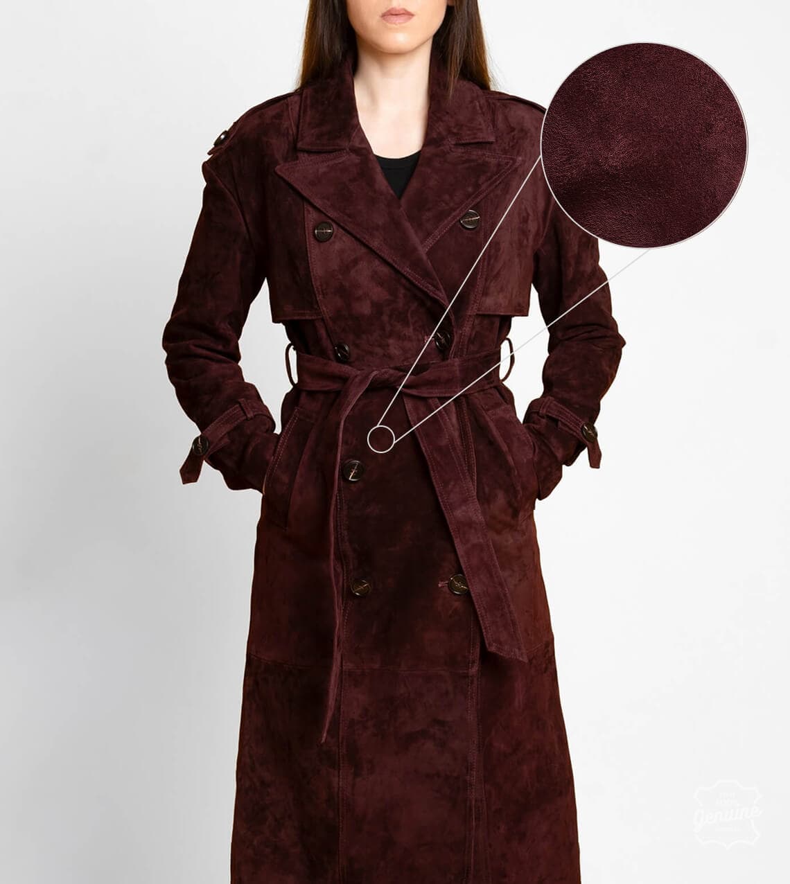 Why choose a genuine suede coat - natural texture and lasting quality